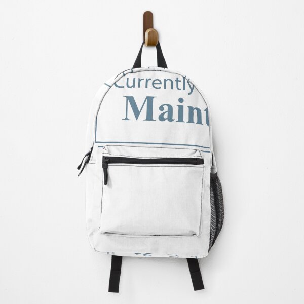 Item preview, Currently Under Internal Maintenance Quote Sticker designed and sold by MadCatDesign77.