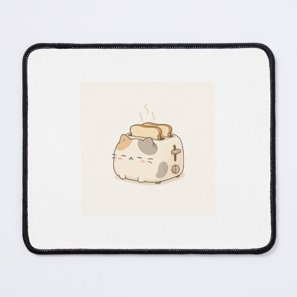 Item preview, Sleepy Toast Cat designed and sold by LovelyCatGalaxy.