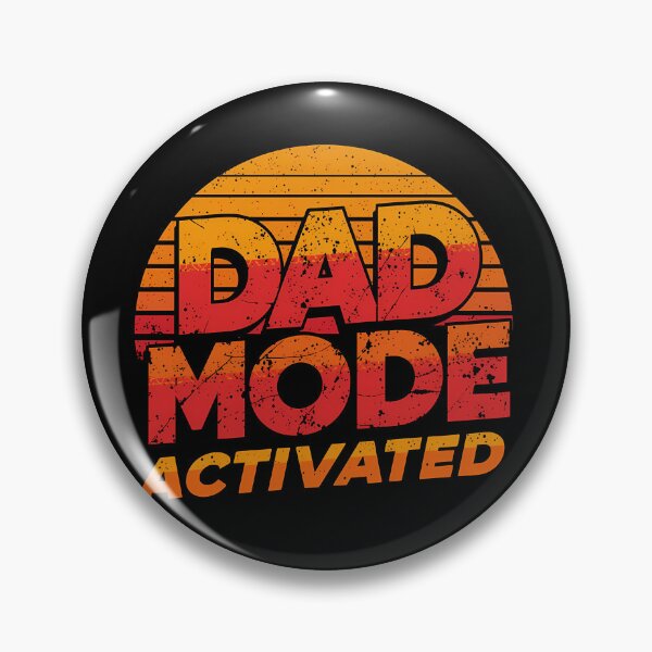 Item preview, Dad Mode Activated Vintage Retro Sunset Funny Dad Design designed and sold by Lu7u.