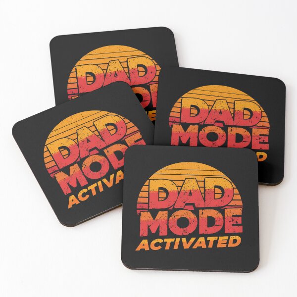 Item preview, Dad Mode Activated Vintage Retro Sunset Funny Dad Design designed and sold by Lu7u.