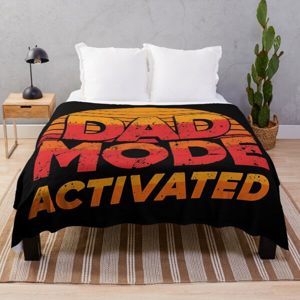 Item preview, Dad Mode Activated Vintage Retro Sunset Funny Dad Design designed and sold by Lu7u.