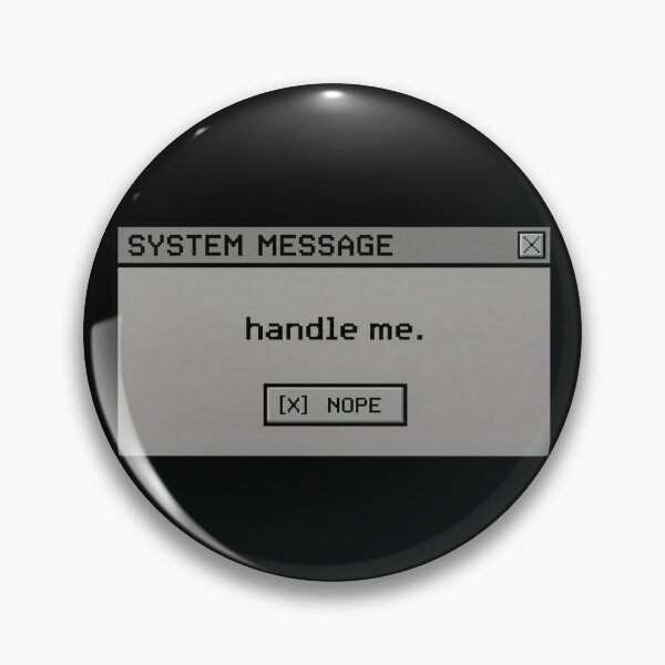 Item preview, Sassy Retro System Message Nope Pop-up designed and sold by Coon & Momo.