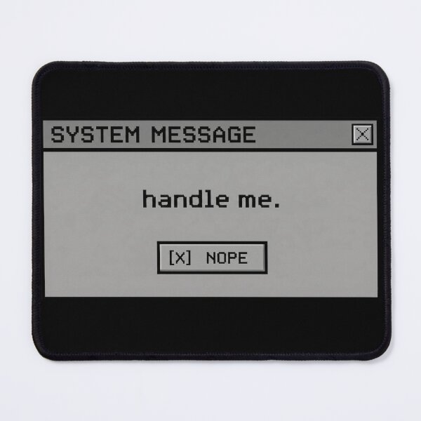 Item preview, Sassy Retro System Message Nope Pop-up designed and sold by Coon & Momo.
