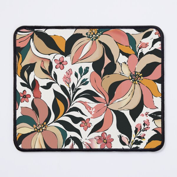 Item preview, Soft Boho Floral Pattern - Cream Earthy Botanical Art designed and sold by MonNoir.