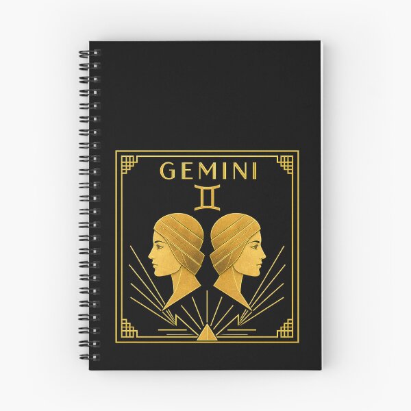 Item preview, GEMINI zodiac sign art deco style designed and sold by CMYKStudio.