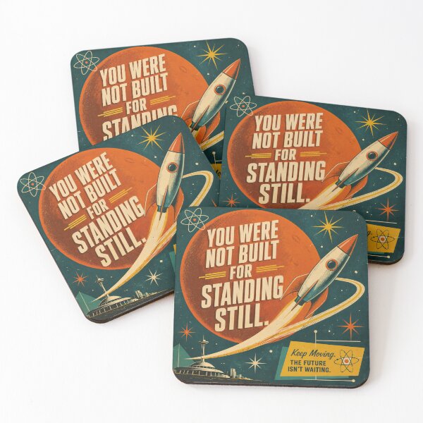 Item preview, Copy of Wall Art - Postcard - Retro Rocket to the Future designed and sold by ForeverPrintsOK.