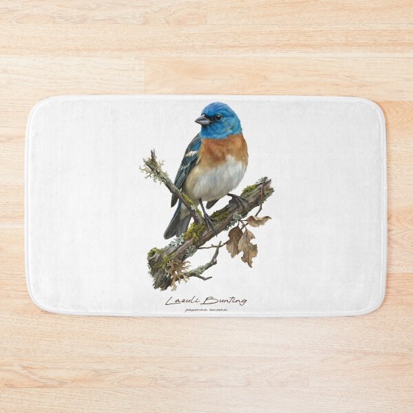 Item preview, Lazuli Bunting on Rustic Branch designed and sold by Takeda-art.
