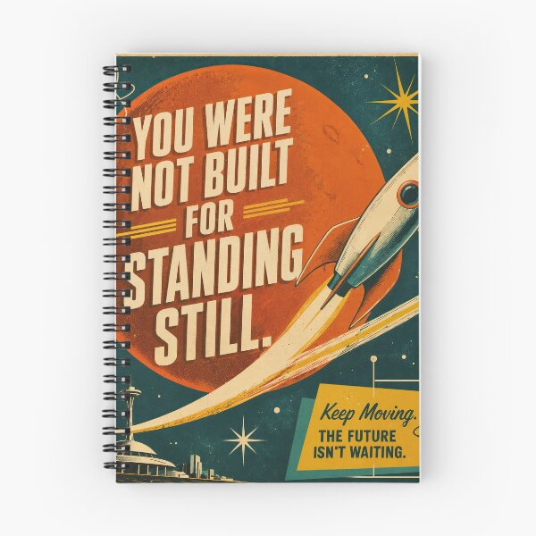 Item preview, Copy of Wall Art - Postcard - Retro Rocket to the Future designed and sold by ForeverPrintsOK.
