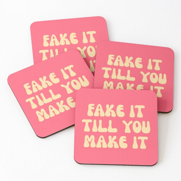 Item preview, Fake It Till You Make It designed and sold by Spring Things.