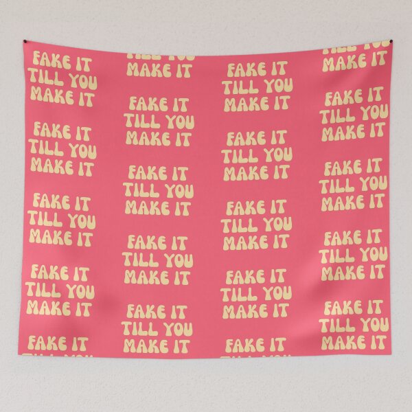 Item preview, Fake It Till You Make It designed and sold by Spring Things.