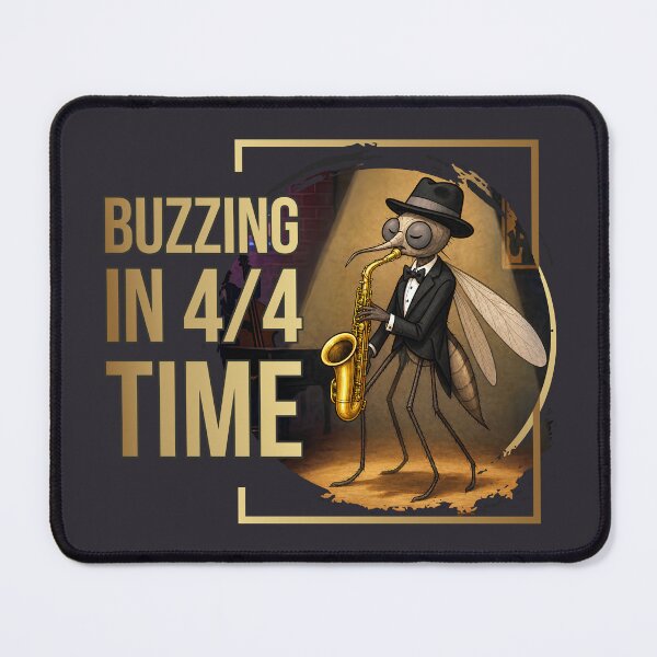 Item preview, Mosquito Jazz Night - buzzing in 4/4 time designed and sold by GraphicComet.