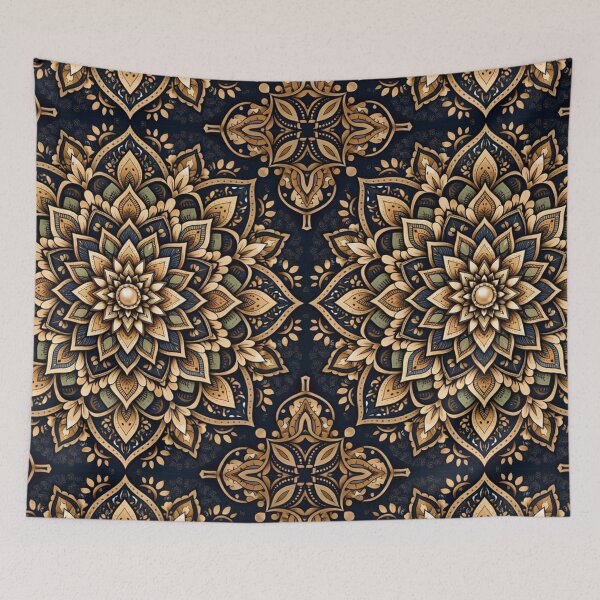 Item preview, Modern Batik Pattern Mandala designed and sold by SoftSproutstu.