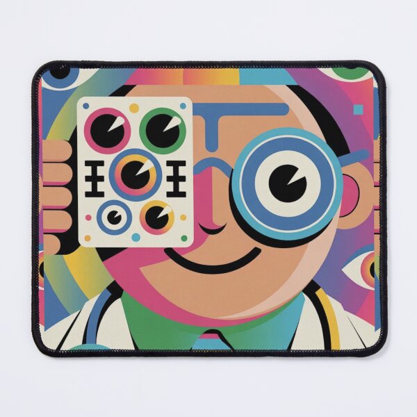 Item preview,  Cartoon Abstract Cute Ophthalmology Man ,brafdesign  designed and sold by Brafdesign.