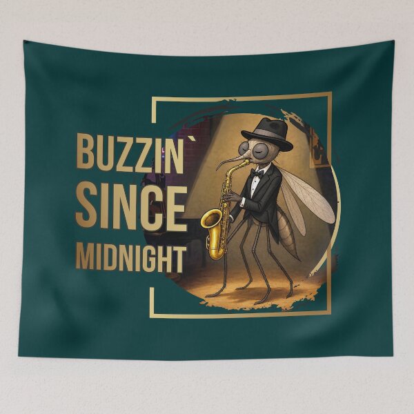 Item preview, Mosquito Jazz Night - buzzin` since midnight designed and sold by GraphicComet.