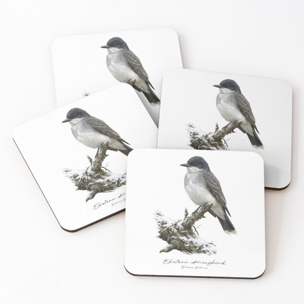 Item preview, Eastern Kingbird on Snowy Branch designed and sold by Takeda-art.