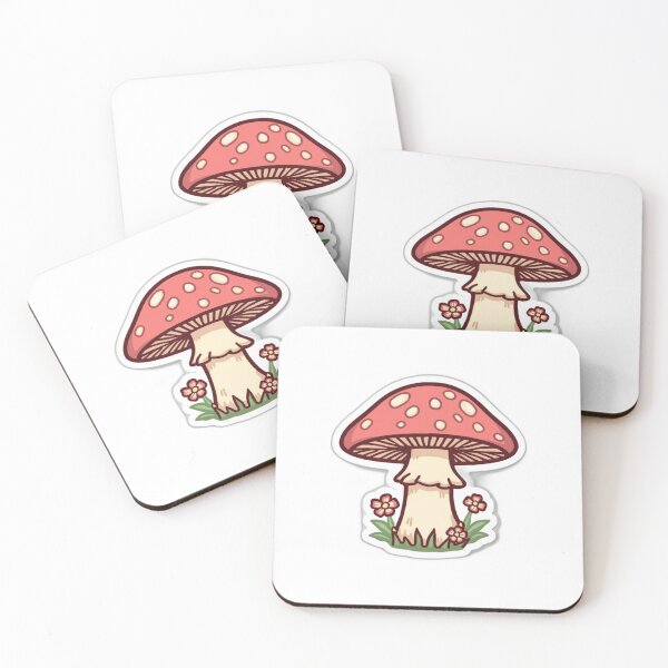 Item preview, Aesthetic Vintage Mushroom - Cute Cottagecore Floral Sticker designed and sold by Stickers Verse .
