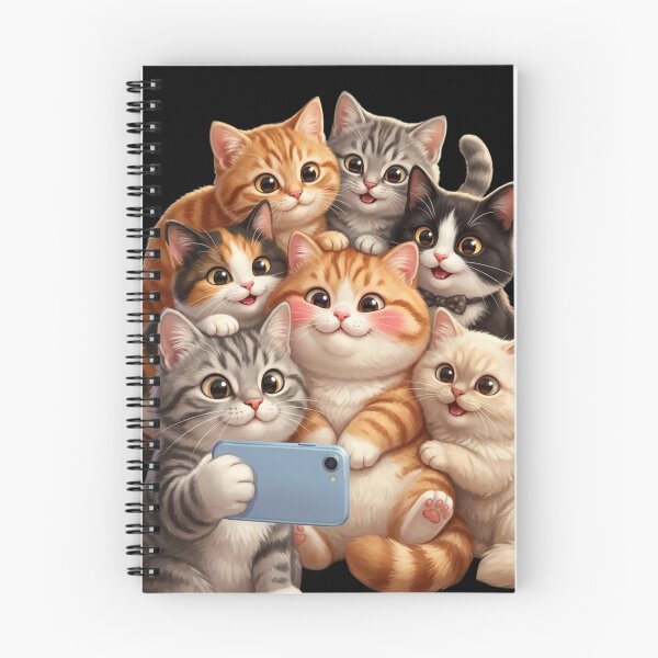 Item preview, Funny cats Selfie Group Meme Parody designed and sold by GumStickers.