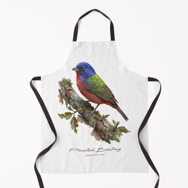 Item preview, Painted Bunting on Rustic Branch designed and sold by Takeda-art.