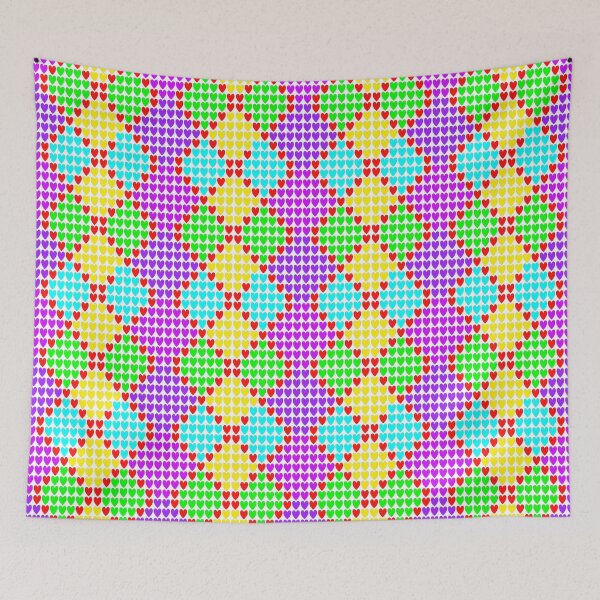 Item preview,     Rainbow Heart Mosaic Pattern designed and sold by Digitara8595.