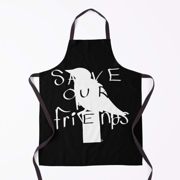 Item preview, SAVE OUR FRIENDS (White version) designed and sold by Ginette's Attic.