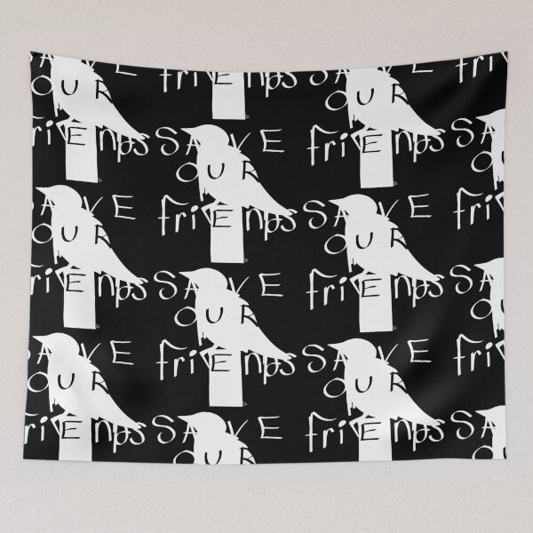 Item preview, SAVE OUR FRIENDS (White version) designed and sold by Ginette's Attic.