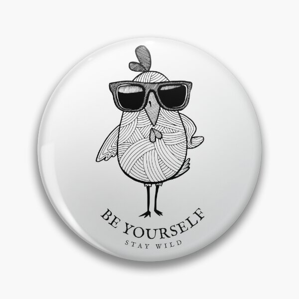 Item preview, A bird wearing glasses, illustration designed and sold by onshymoon.