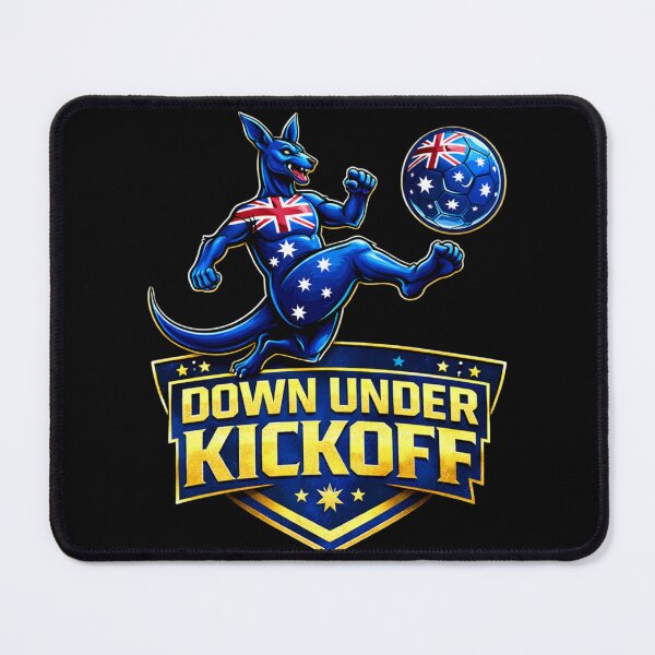 Item preview, Aussie Goal Rush Kangaroo Soccer Emblem designed and sold by Prime legend .