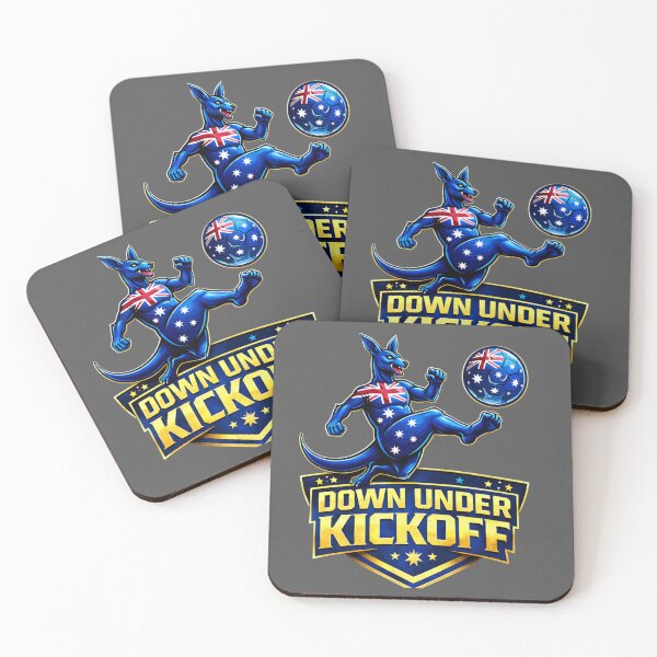 Item preview, Aussie Goal Rush Kangaroo Soccer Emblem designed and sold by Prime legend .