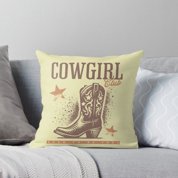 Item preview, Cowgirl Club Vintage Western Graphic Design designed and sold by PrintandJoy.