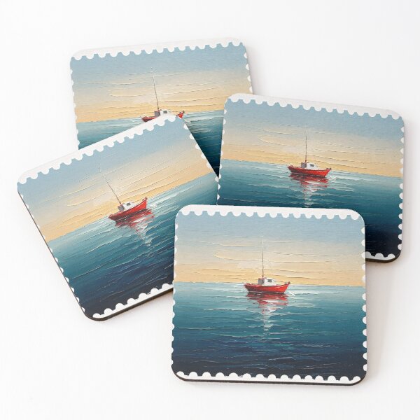 Item preview, Red boat designed and sold by PrintLabStudio.