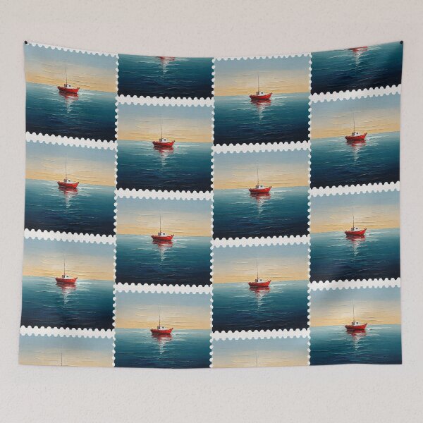 Item preview, Red boat designed and sold by PrintLabStudio.