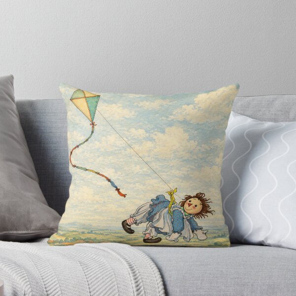 Item preview, Raggedy Ann Vintage Storybook Illustration Flying Kite for Kids designed and sold by RickE.