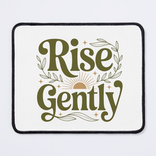 Item preview, Typographic design "Soft botanical dawn" designed and sold by FusiTink.