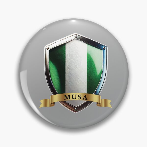 Item preview, Musa Nigeria Name & Heritage Shield designed and sold by Highlandkings.