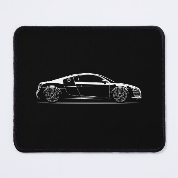 Item preview, Audi R8 silhouette Illustration designed and sold by blackdogshop.