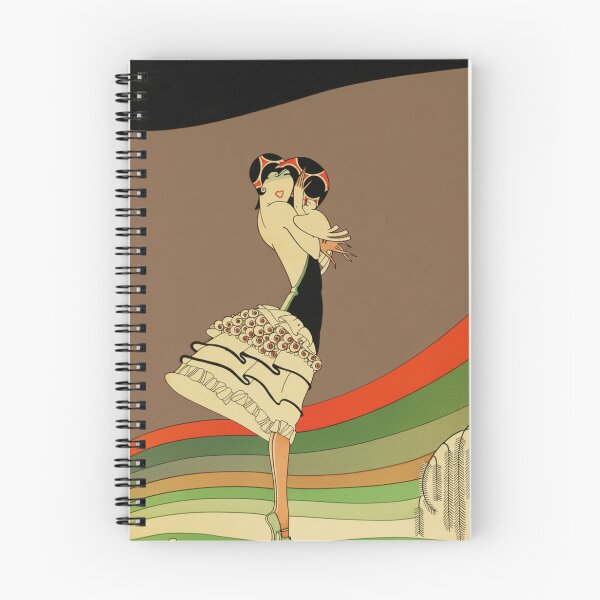 Item preview, Art Deco Illustration Dancing Flapper Fashion Vintage Art Lovers designed and sold by RickE.