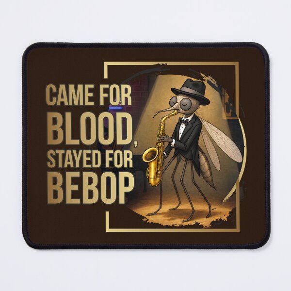 Item preview, Mosquito Jazz Night - came for blood, stayed for bebop designed and sold by GraphicComet.