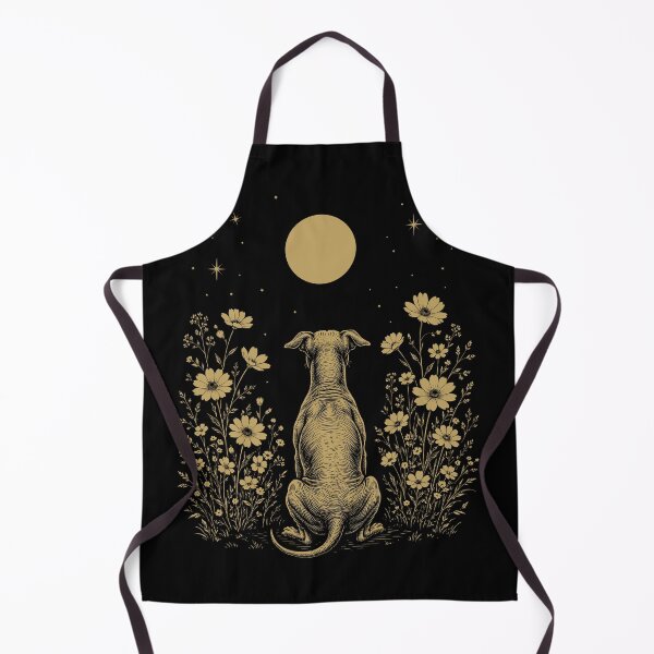 Item preview, American Hairless Terrier Moon Night Flower Minimalist Boho Dog Lover designed and sold by DoodleTortle.