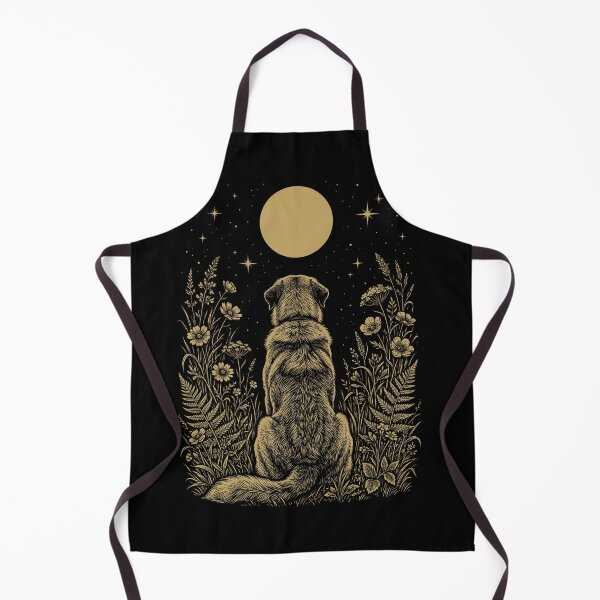 Item preview, Anatolian Shepherd Dog Moon Night Flower Minimalist Boho Dog Lover designed and sold by DoodleTortle.