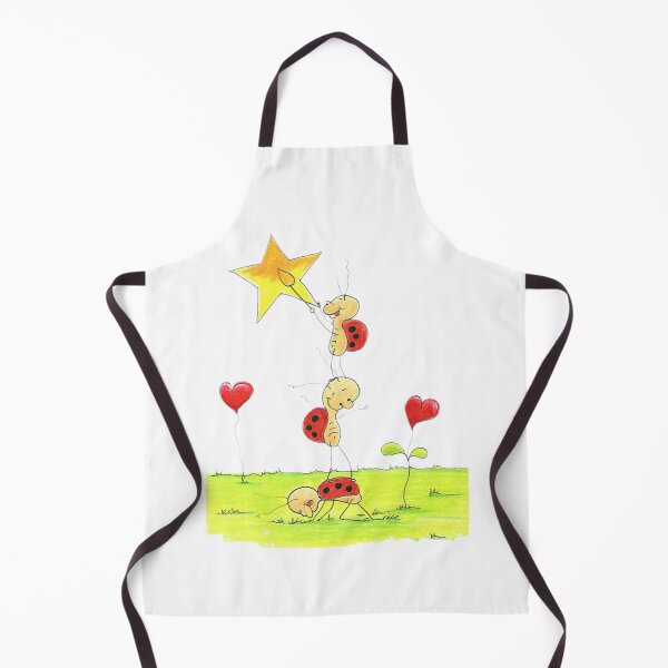 Item preview, Cute Bug Painting the Stars – Magical Night Illustration designed and sold by KarinKaefer.