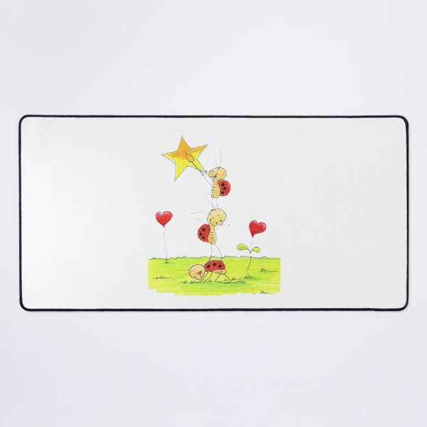 Item preview, Cute Bug Painting the Stars – Magical Night Illustration designed and sold by KarinKaefer.
