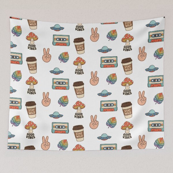 Item preview, Retro Aesthetic Sticker Collection Cute Vintage Vibes Design designed and sold by Olivra.