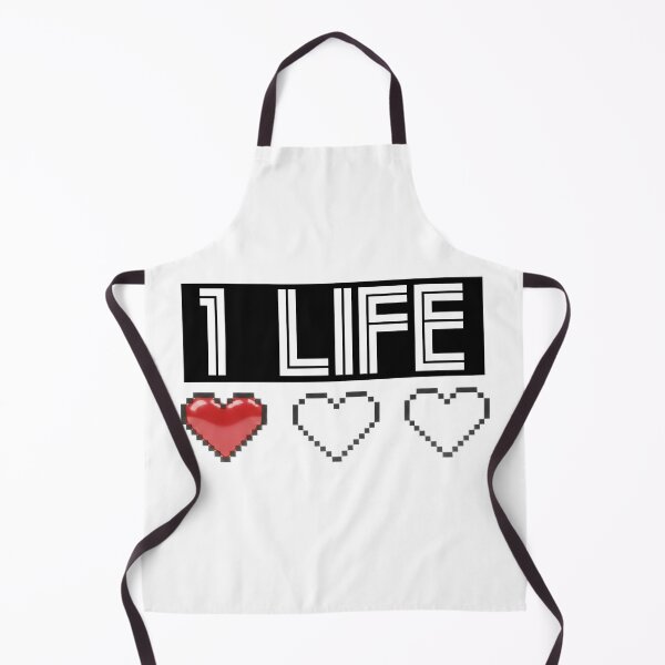 Item preview, 1 Life Gamer Hearts (White Text) designed and sold by Sword In The Sand.