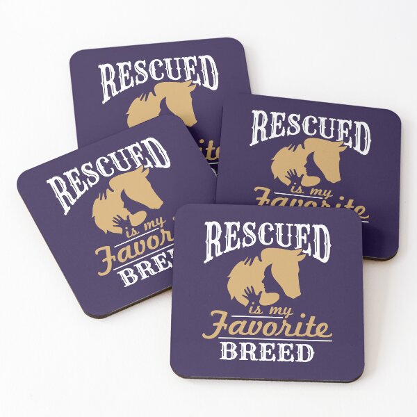 Item preview, Horse Rescue Rescued Is My Favorite Breed designed and sold by jaygo.