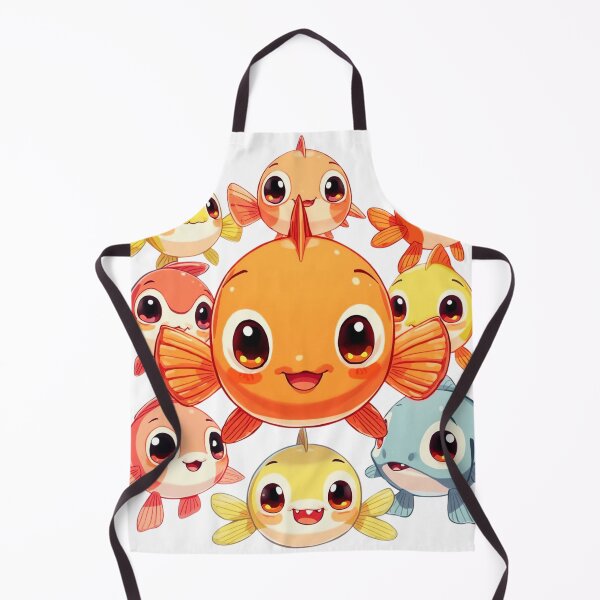 Item preview, Super Kawaii Chubby Fish Squad - Cute Round Goldfish Illustration designed and sold by RDproject.