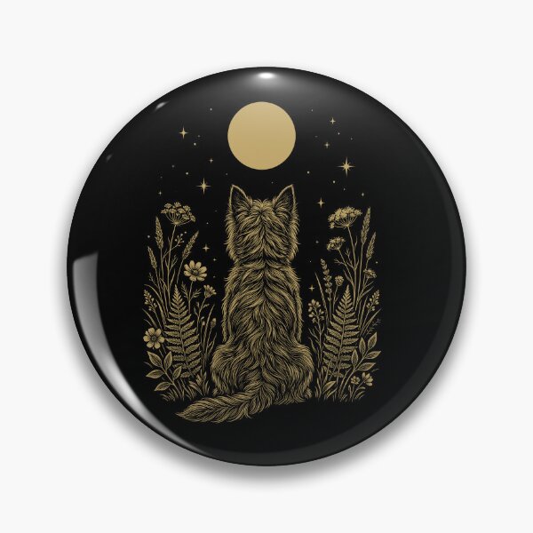 Item preview, Cairn Terrier Moon Night Flower Minimalist Boho Dog Lover designed and sold by DoodleTortle.