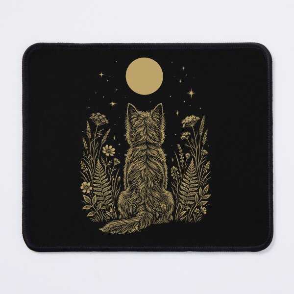Item preview, Cairn Terrier Moon Night Flower Minimalist Boho Dog Lover designed and sold by DoodleTortle.
