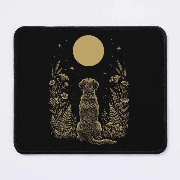 Item preview, Chesapeake Bay Retriever Moon Night Flower Minimalist Boho Dog Lover designed and sold by DoodleTortle.