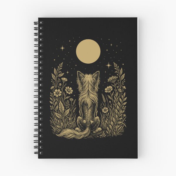 Item preview, Chinese Crested Dog Moon Night Flower Minimalist Boho Dog Lover designed and sold by DoodleTortle.