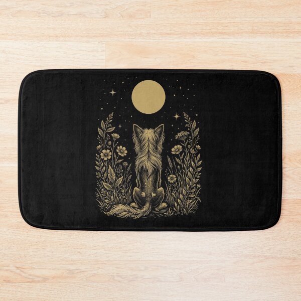 Item preview, Chinese Crested Dog Moon Night Flower Minimalist Boho Dog Lover designed and sold by DoodleTortle.